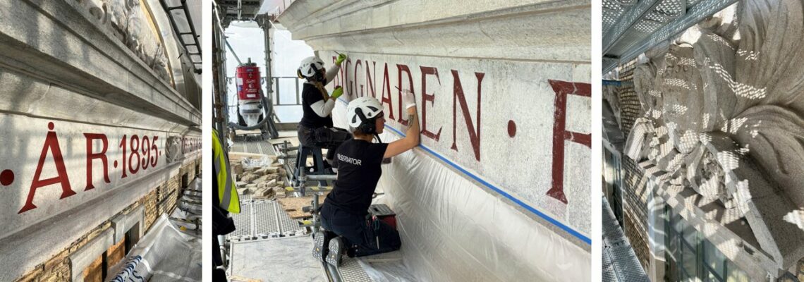 Ostindiskahuset_reatauering av gotländsk kalsten 1800-tal